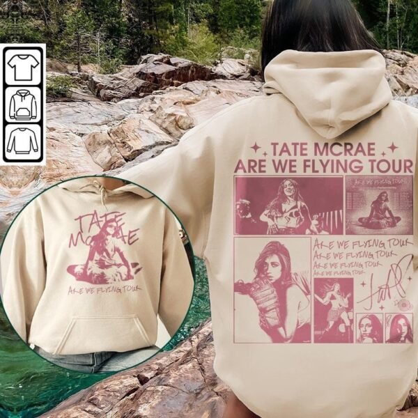 Tate McRae Vintage 90s Y2K Music Tour Hoodie